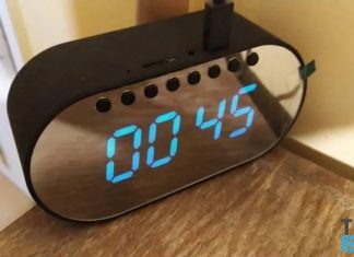 LyRay Wireless Bluetooth 4.2 Portable Speaker Double Alarm Clock Review